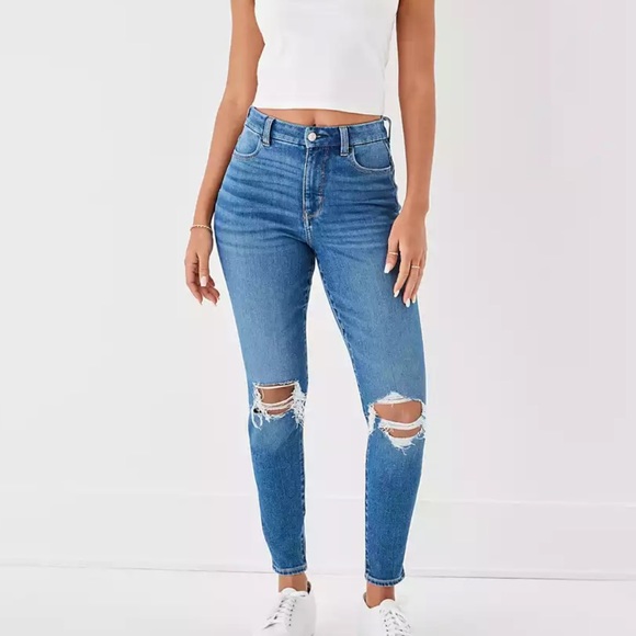 American Eagle high-rise jegging dream jean size 2 regular - Picture 1 of 3